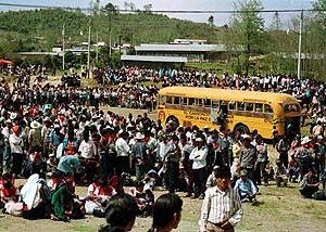 Zapatistas welcome peace bus