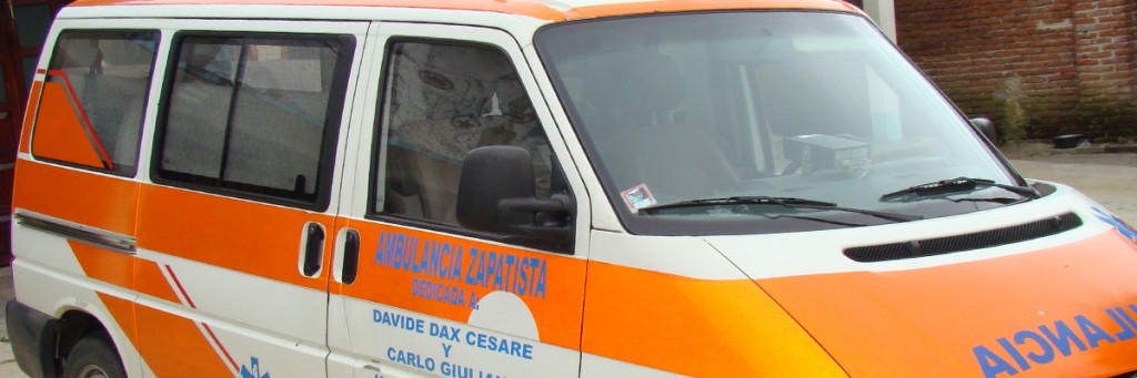 Zapatista ambulance