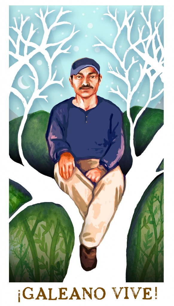 Zapatista teacher Galeano who died defending a community school in Chiapas, Mexico.
