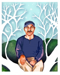 Galeano, the murdered Zapatita teacher, who died defending a Zapatista school in Chiapas, Mexico.
