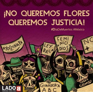 We don't want flowers; we want justice! 