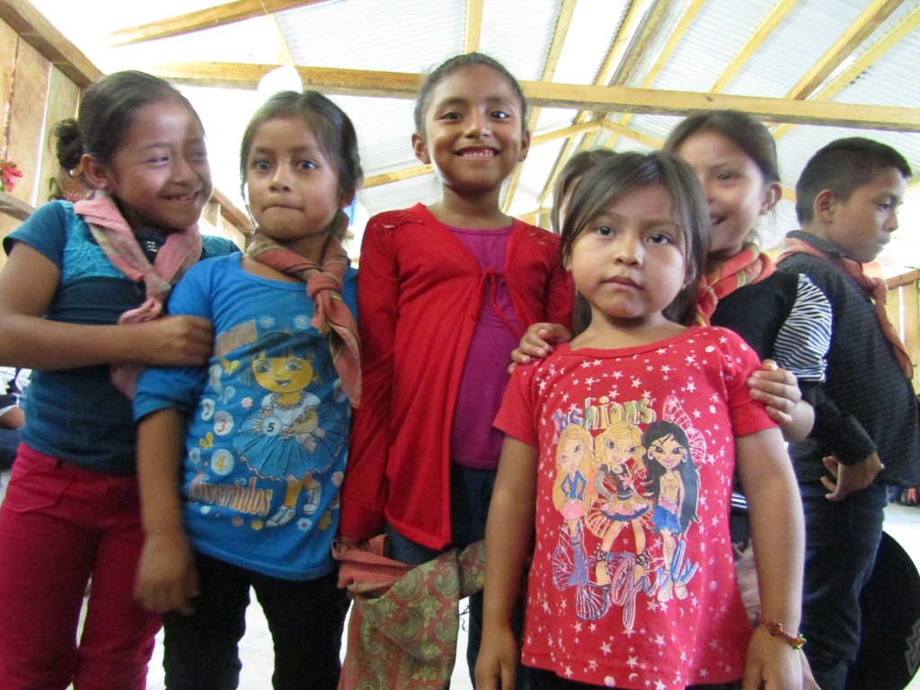 Zapatista students gather inside their new school during the September 2016 dedication in a remote community in the center of Chiapas, Mexico.